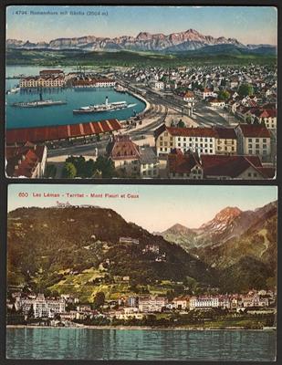 Poststück - Partie ältere AK Schweiz, - Stamps