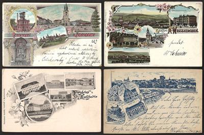 Poststück - Partie AK Tschechosl. ab Monarchie - Motiv- und Ansichtskarten