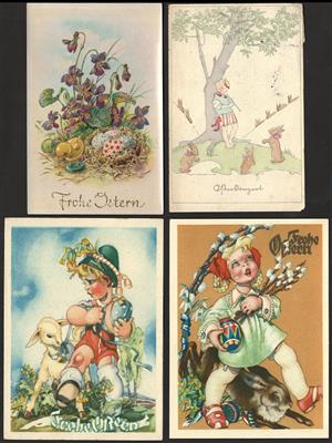 Poststück Partie Motivkarten "Ostern", - Stamps