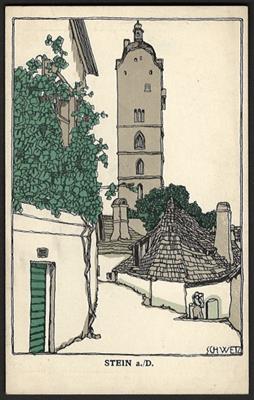 Poststück - Wiener Werkstätte - Karte Nr. 724, - Stamps