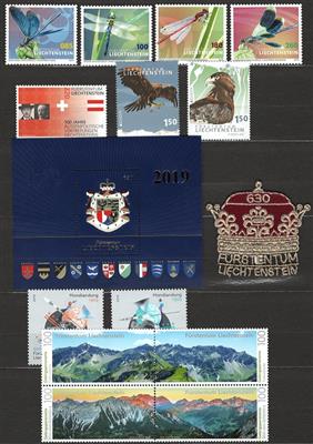 ** - Sammlung Liechtenstein ca. 1997/2019 (FRANKATURWARE), - Stamps