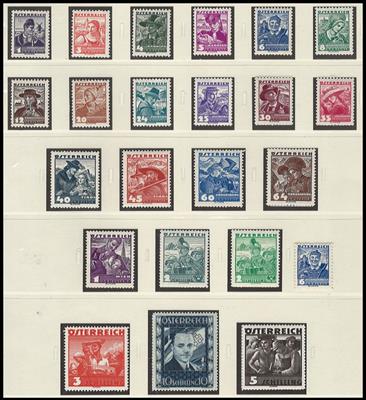 **/* - Sehr schöne Sammlung Österr. Ausg. 1918/1938 - u. a.10 S Dollfuß, - Stamps