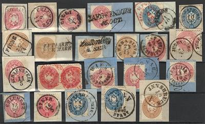 Briefstück - Österr. Ausg. 1863/1864, - Stamps