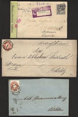 gestempelt/Briefstück/Poststück/*/(*) - Kl. Partie Österr. Monarchie ab 1850, - Briefmarken