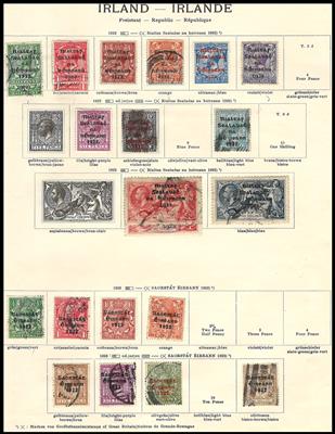 gestempelt/* - Partie meist älteres Europa u.a. mit Irland - Memel- Serbien - Montenegro etc., - Briefmarken