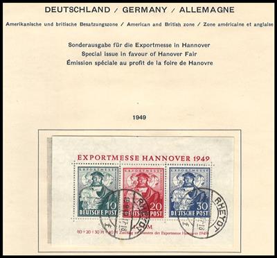 gestempelt/*/** - Sammlung BRD ab 1949mit Franz. Zone, - Stamps