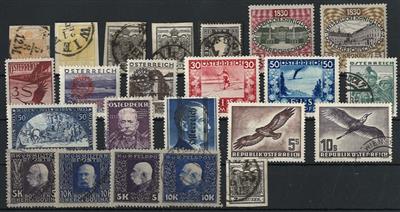 gestempelt/*/** - Sammlung Österr. ca.1850/2003 mit Feldpost, - Briefmarken