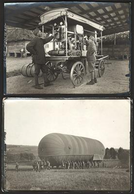 Poststück - Partie meist Österr. Feldpost WK I mit vielen interess. Fotokarten u. Fotos, - Briefmarken