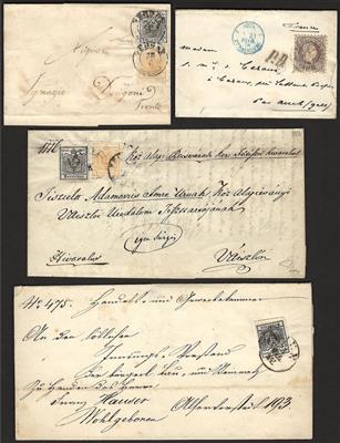 Poststück - Partie Poststücke Österr. meist Monarchie ab Ausg. 1850 mit Lombardei, - Stamps