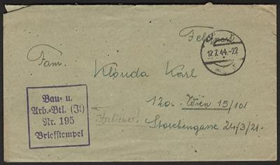 Poststück - Reichh. Partie D. Feldpost II. WK nur Tarnstempel, - Briefmarken