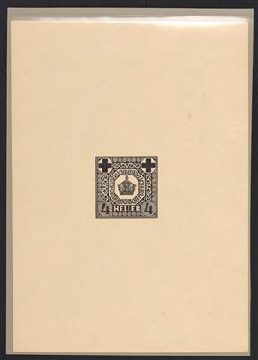 (*) - Österr. - 1914 Entwurf einer - Stamps and Postcards