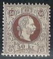 ** - Österr. Nr. 41 II in Zhng. Lz 10 1/2: 12, - Stamps and Postcards