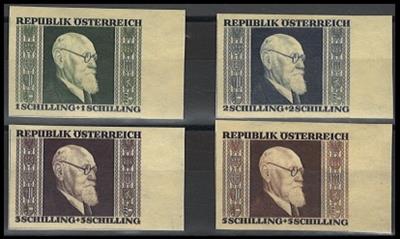 ** - Österr. - Renner geschnitten vom rechten Rand, - Stamps and Postcards