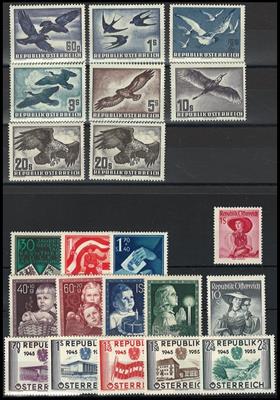 **/* - Sammlung Österr. 1945/1969, - Známky a pohlednice