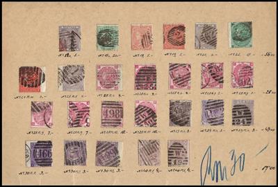 gestempelt - Kl. Partie Großbrit. aus Nr. 14/78, - Stamps and Postcards