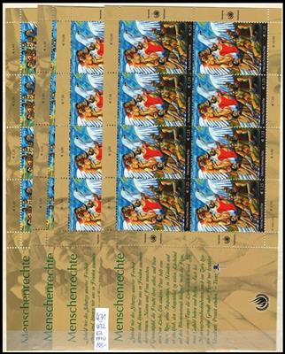 **/gestempelt - Partie UNO Wien/Genf/N. Y., - Briefmarken und Ansichtskarten