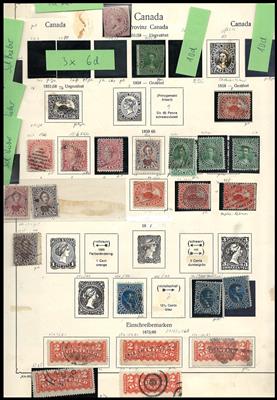 gestempelt/*/** - Reichh. Sammlung Canada ca. 1858/1990 mit Dubl., - Známky a pohlednice