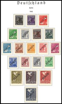 **/*/gestempelt - Sammlung Berlin ca. 1948/1972, - Briefmarken und Ansichtskarten