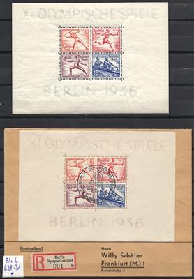 **/*/gestempelt - Sammlung D.Reich ab 1933 mit etwas D. Bes. WK II, - Francobolli e Cartoline