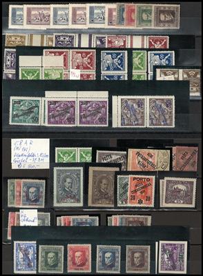 gestempelt/*/** - Sammlung Tschechosl. ca. 1918/1969, - Stamps and Postcards