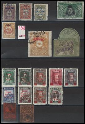 gestempelt/*/**/(*)/Briefstück - Sammlung Türkei ca. 1865/1945, - Briefmarken und Ansichtskarten