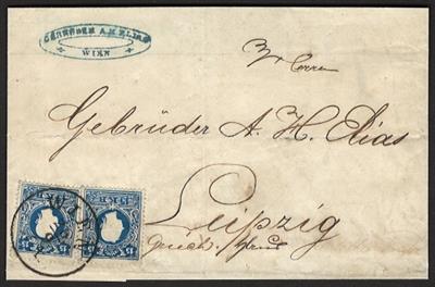 Poststück - Österr. Nr. 15I (2) auf - Briefmarken und Ansichtskarten