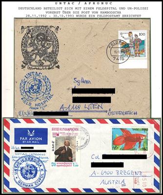 Poststück - Österr. UNO Einsatz Wahlbeobachter in Kambodscha UNAMIC, - Stamps and Postcards