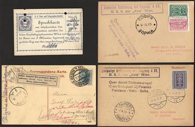 Poststück - Partie Poststücke Österr. I. Rep. mit etwas Monarchie etc., - Briefmarken und Ansichtskarten