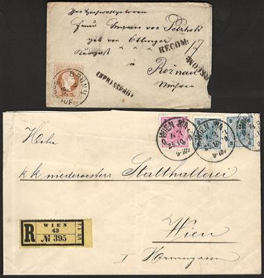 Poststück/Briefstück - Partie Poststücke Österr. ab Monarchier, - Stamps and Postcards