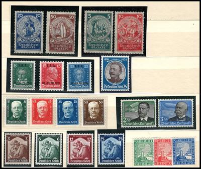**/* - Partie D.Reich ca. 1924/1937, - Stamps and postcards
