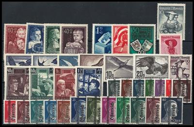 ** - Partie Österr. II. Rep., - Stamps and postcards