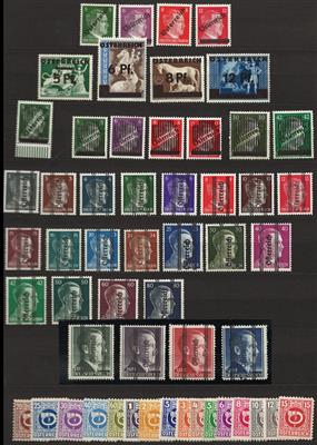 ** - Sammlung Österr. ca. 1945/1972, - Známky a pohlednice