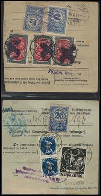Poststück/Briefstück - Partie Poststücke D.Reich ab Germaniausg. bis einschließlich Infla, - Známky a pohlednice