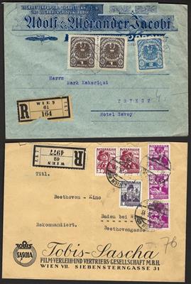Poststück/Briefstück - Partie Poststücke Österr. ab Monarchie, - Známky a pohlednice