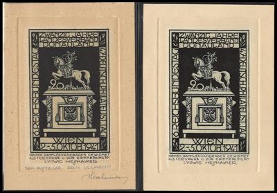 Poststück - Kl. Partie Ludwig Hesshaimer, - Francobolli e cartoline
