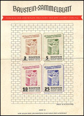Poststück - Österr. 1947/48 - 3 verschiedene - Stamps and postcards