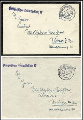 Poststück - Partie D. Feldpost II. WK - Stamps and postcards