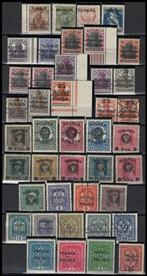 .gestempelt/*/** - Partie Polen ab 1918, - Briefmarken und Ansichtskarten