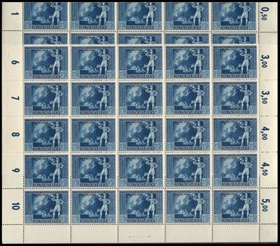 ** - D.Reich Nr. 823/825 (Europ. Postkongreß in Wien) -100 Sätze in postfr. Bgntln., - Stamps