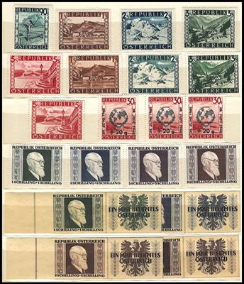 ** - Sammlung Österr. ab 1945 mit - Stamps