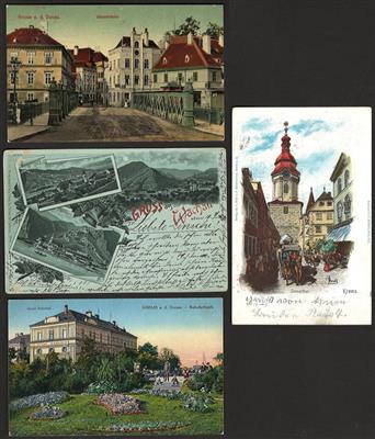 Poststück - Partie AK Wachau bzw. Krems , - Známky