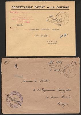 Poststück - Sammlung Franzöische Feldpost in Österr. aus 1945/1953, - Briefmarken und Ansichtskarten