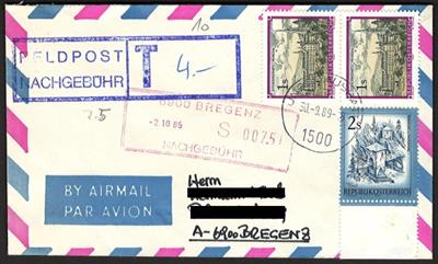 Poststück - UNO - Belege UNDOF AUSBATT ab 1975, - Stamps