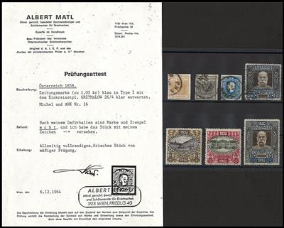 .gestempelt/*/**/(*) - Sammlung Österr. Monarchie ab 1850 mit etwas nebengebieten, - Briefmarken und Ansichtskarten