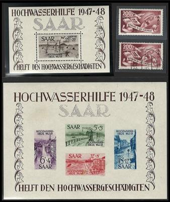 **/*/gestempelt - Sammlung Saarland, - Známky a pohlednice