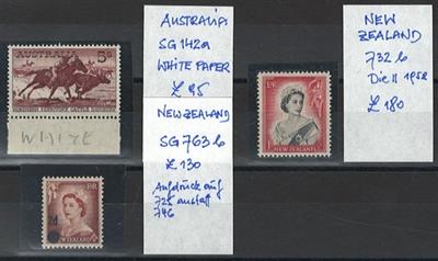 ** - Neuseeland (New Zealand) SG Nr. 732b (Die II 1958, - Francobolli e cartoline