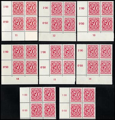 ** - Österr. - Portoausg. 1949, - Briefmarken und Ansichtskarten