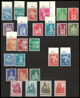 ** - Partie FRANKATURWARE Schweiz mit etwas Dubl., - Stamps and postcards