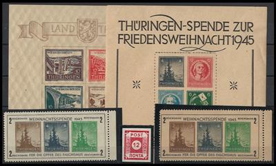 **/* - Sammlung Sowjetische Zone, - Briefmarken und Ansichtskarten