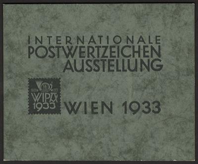 Poststück - Originalmappe für den WIPA- BLOCK, - Briefmarken und Ansichtskarten